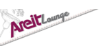 AreitLounge-Logo mit Cocktails und stilvollem Design. | © Areit Lounge